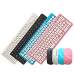 Ensemble clavier souris sans fil silencieux de bureau gaming MLD-568, MLD-568 Noir, MLD-568 Blanc, MLD-568 Bleu, MLD-568 Rose