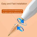 Pour Apple Pencil 1/2 2pcs Pointe de remplacement transparente pour stylet, Spécification:, Étendu (Rouge), Étendu (Bleu), Étendu (Vert), Étendu (Rose), Étendu (Gris), Étendu (Or), Étendu (Violet), Rond (Rouge), Rond (Bleu), Rond (Vert), Rond (Rose) ...