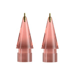 Pour Apple Pencil 1/2 2pcs Pointe de remplacement transparente pour stylet, Spécification:, Étendu (Rouge), Étendu (Bleu), Étendu (Vert), Étendu (Rose), Étendu (Gris), Étendu (Or), Étendu (Violet), Rond (Rouge), Rond (Bleu), Rond (Vert), Rond (Rose) ...