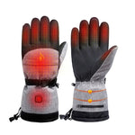 Gants Chauffants Électriques Chauffe-Mains d'Hiver, Spécification :, Gants Seuls, Avec Boîtier de Batterie
