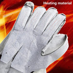 Gants Chauffants Électriques Chauffe-Mains d'Hiver, Spécification :, Gants Seuls, Avec Boîtier de Batterie