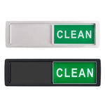 Aimant de lave-vaisselle Propre Sale - Lot de 2 couvercles d'aimants de lave-vaisselle double face, noir, blanc