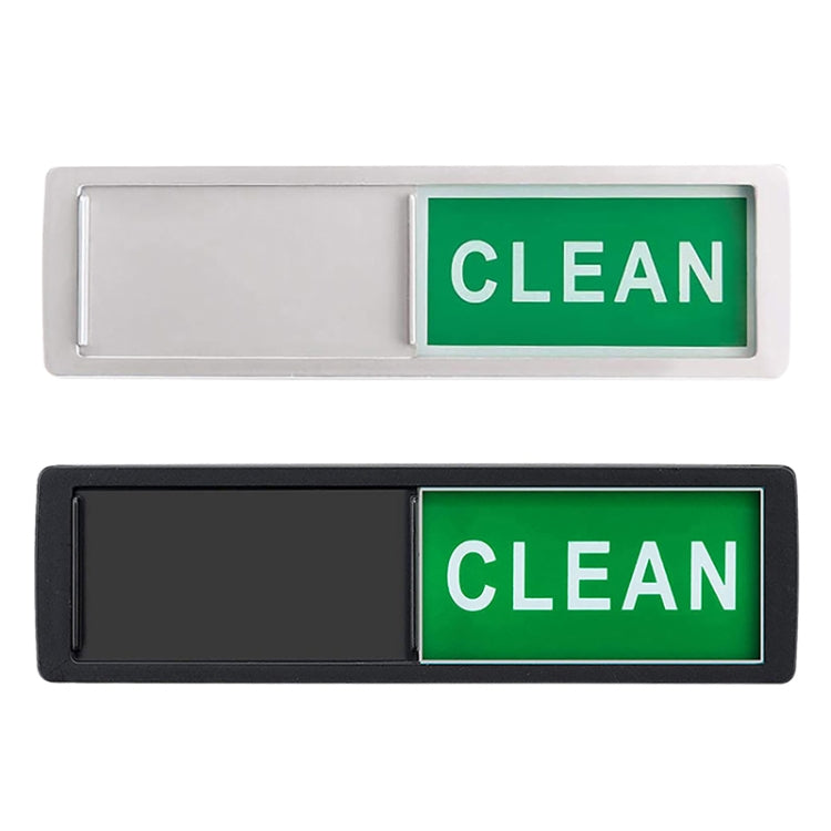 Aimant de lave-vaisselle Propre Sale - Lot de 2 couvercles d'aimants de lave-vaisselle double face, noir, blanc