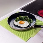 Tapis de séchage en silicone multifonctionnel pour cuisine, isolation thermique, gris, vert