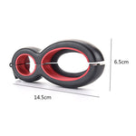 Ouvre-boîte multifonctionnel 6 en 1 en plastique, 6 en 1 Noir Rouge