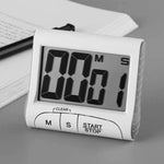 Minuteur de cuisine pour apprendre de manière positive avec interrupteur, Noir, Blanc