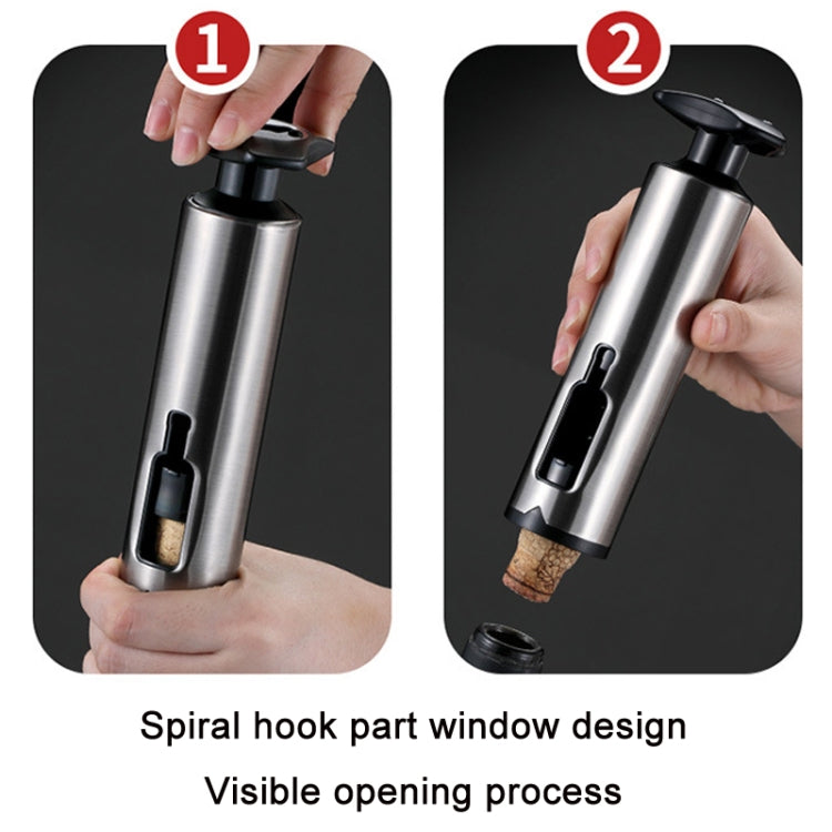 Ouvre-bouteille de vin en acier inoxydable pour cuisine, outils ménagers, couleur véritable, noir