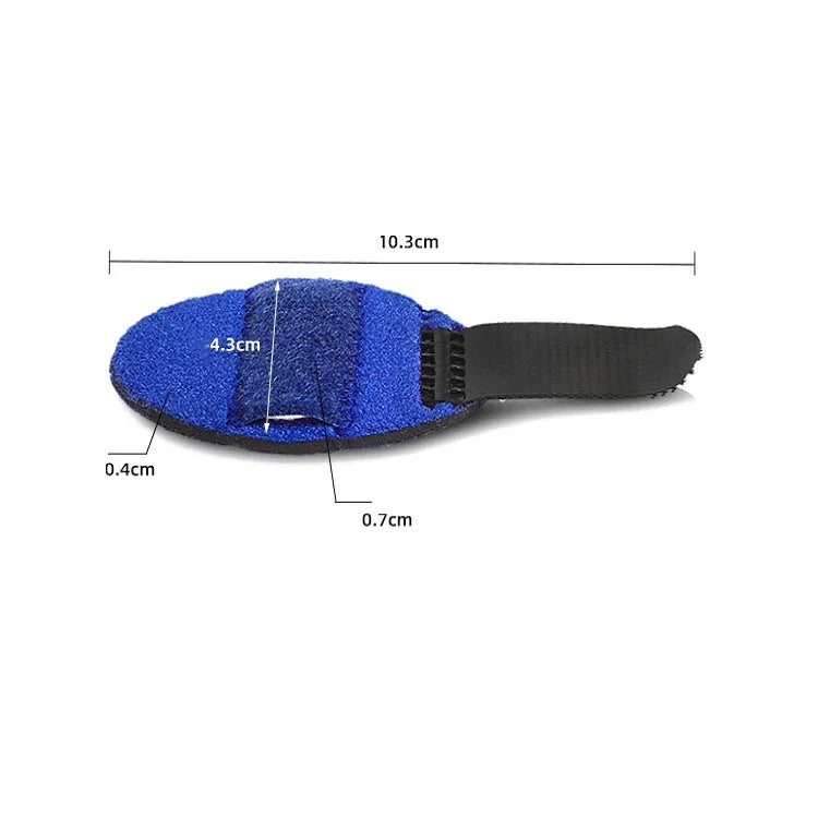 2 PCS Attelles de Doigt, Protections de Doigt de Rééducation Postopératoire, Rouge, Bleu, Noir, Couleur Peau