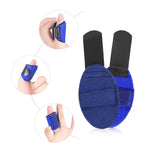 2 PCS Attelles de Doigt, Protections de Doigt de Rééducation Postopératoire, Rouge, Bleu, Noir, Couleur Peau