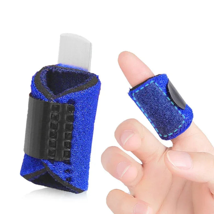 2 PCS Attelles de Doigt, Protections de Doigt de Rééducation Postopératoire, Rouge, Bleu, Noir, Couleur Peau