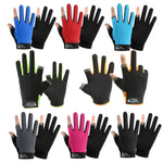 1 paire de gants de pêche QX0008 d'extérieur, anti-soleil, antidérapants, à deux doigts exposés, taille unique