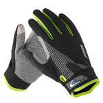 1 paire de gants de cyclisme QX0002, écran solaire, écran tactile, antidérapants, résistants à l'usure, absorbant les chocs, taille L