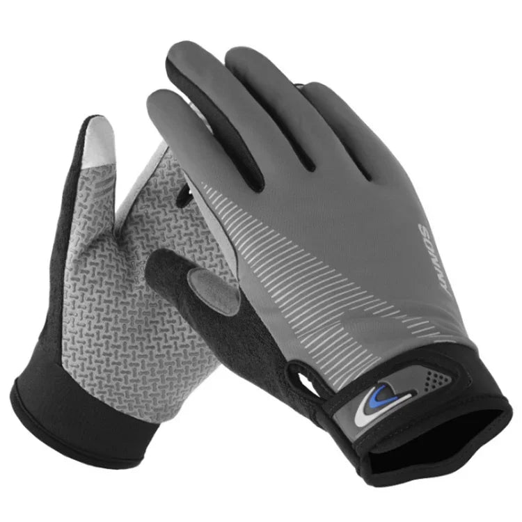 1 paire de gants de cyclisme QX0002, écran solaire, écran tactile, antidérapants, résistants à l'usure, absorbant les chocs, taille L