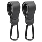2 Pcs Boucle d'Alpinisme Simple Multifonctionnelle en Alliage d'Aluminium pour Véhicule Électrique et Vélo, Bleu Royal, Noir, Marron, Café, Violet Clair, Gris