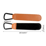 2 Pcs Boucle d'Alpinisme Simple Multifonctionnelle en Alliage d'Aluminium pour Véhicule Électrique et Vélo, Bleu Royal, Noir, Marron, Café, Violet Clair, Gris