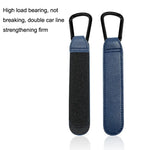 2 Pcs Boucle d'Alpinisme Simple Multifonctionnelle en Alliage d'Aluminium pour Véhicule Électrique et Vélo, Bleu Royal, Noir, Marron, Café, Violet Clair, Gris
