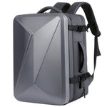 Sac à dos rigide étanche extensible grande capacité avec trou de charge USB, 161 gris clair, 161 noir, 161 gris foncé, 162 noir, 162 gris profond, 162 gris clair