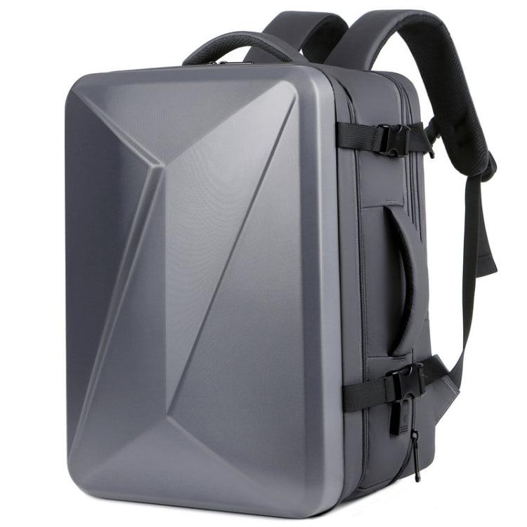 Sac à dos rigide étanche extensible grande capacité avec trou de charge USB, 161 gris clair, 161 noir, 161 gris foncé, 162 noir, 162 gris profond, 162 gris clair
