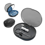 Boîte de rangement avec miroir de beauté et support magnétique pour appareil dentaire, avec chewing-gum, noir, bleu marine
