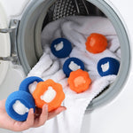 Boule de lavage pour machine à laver, décontamination, épilation, anti-enroulement, nettoyage, ours bleu, ours orange