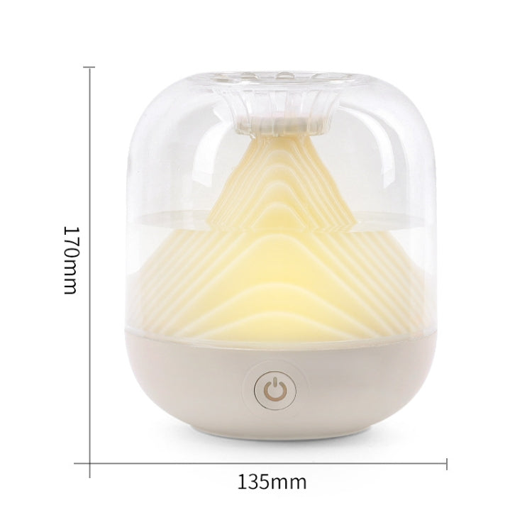 FX-039 Humidificateur d'ambiance à chargement USB Humidificateur de montagne sans fil, vert, blanc, rouge vin