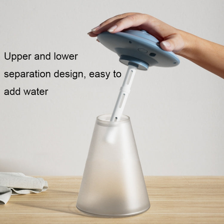 Humidificateur Veilleuse USB en Forme de Soucoupe Volante FX-041, Blanc Ivoire, Vert Océan, Bleu Clair
