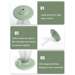 Humidificateur Veilleuse USB en Forme de Soucoupe Volante FX-041, Blanc Ivoire, Vert Océan, Bleu Clair
