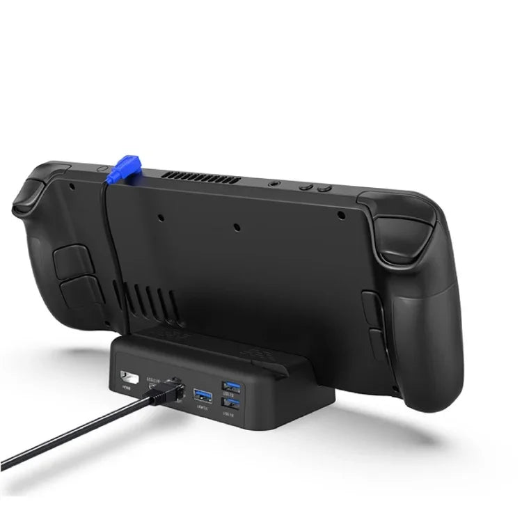 Base pour console de jeux PGTECH pour Steam Deck prenant en charge la transmission de données via port réseau, Base pour console de jeux PGTECH
