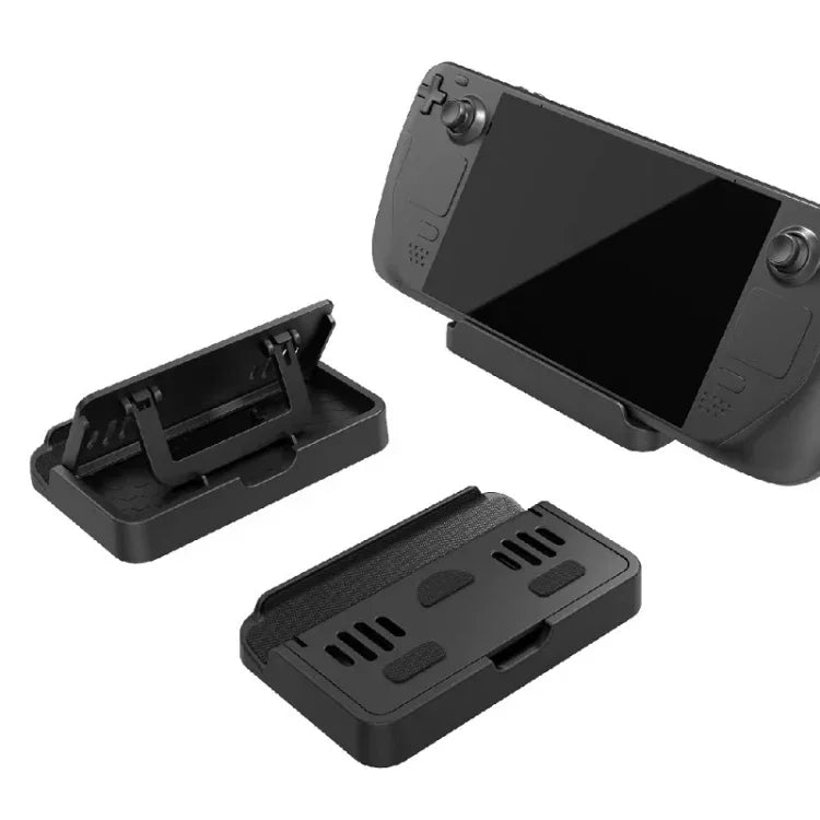 Support de console pliable et réglable PGTECH pour Steam Deck + ensemble d'autocollants pour pavé tactile, Support de console PGTECH + autocollant pour pavé tactile
