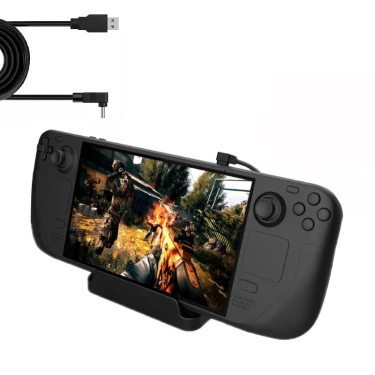 Support PGTECH pour console Steam Deck avec câble de chargement, support PGTECH