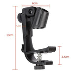 Lot de 2 supports de microphone à pince réglables pour jante de batterie, M00661