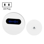 T10-1 1 Pour 1 Éclairage Génération d'énergie autonome Sonnette sans fil intelligente anti-pluie, T10-1 Prise EU Blanc, T10-1 Prise EU Noir, T10-1 Prise US Blanc, T10-1 Prise US Noir, T10-1 Prise UK Blanc, T10-1 Prise UK Noir