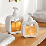 Transparent Hand Sanitizer Split Bottle Plastic Press Type Emulsion Bottle, 300ml, 500ml