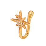 Pince-nez en forme de U en cuivre incrusté de zircon, couleur : G-189 Argent, G-364 Or, G-365 Argent, G-247 Or, G-248 Argent, G-251 Or, G-252 Argent, G-253 Or, G-254 Argent, G-235 Or, G-236 Argent, G-231 Or, G-232 Argent, G-249 Or