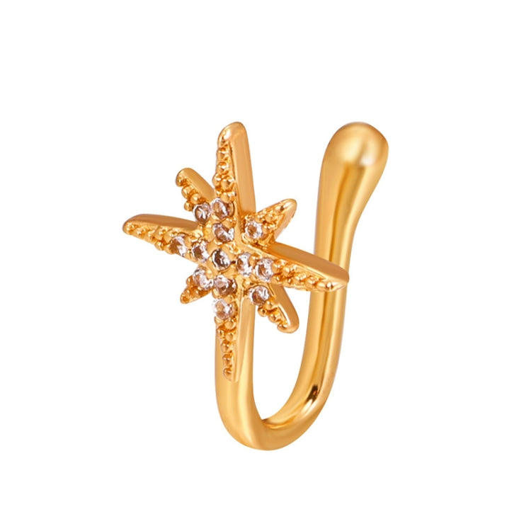Pince-nez en forme de U en cuivre incrusté de zircon, couleur : G-189 Argent, G-364 Or, G-365 Argent, G-247 Or, G-248 Argent, G-251 Or, G-252 Argent, G-253 Or, G-254 Argent, G-235 Or, G-236 Argent, G-231 Or, G-232 Argent, G-249 Or