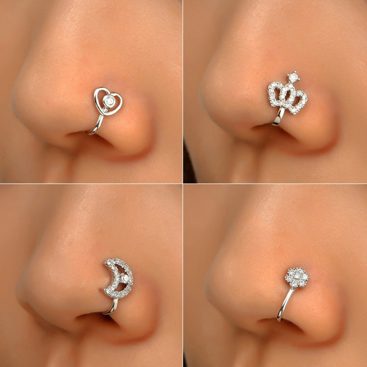 Pince-nez en forme de U en cuivre incrusté de zircon, couleur : G-189 Argent, G-364 Or, G-365 Argent, G-247 Or, G-248 Argent, G-251 Or, G-252 Argent, G-253 Or, G-254 Argent, G-235 Or, G-236 Argent, G-231 Or, G-232 Argent, G-249 Or