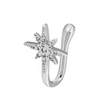 Pince-nez en forme de U en cuivre incrusté de zircon, couleur : G-189 Argent, G-364 Or, G-365 Argent, G-247 Or, G-248 Argent, G-251 Or, G-252 Argent, G-253 Or, G-254 Argent, G-235 Or, G-236 Argent, G-231 Or, G-232 Argent, G-249 Or