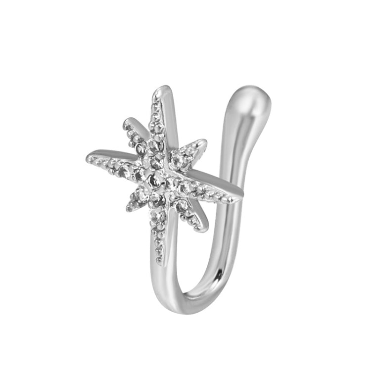 Pince-nez en forme de U en cuivre incrusté de zircon, couleur : G-189 Argent, G-364 Or, G-365 Argent, G-247 Or, G-248 Argent, G-251 Or, G-252 Argent, G-253 Or, G-254 Argent, G-235 Or, G-236 Argent, G-231 Or, G-232 Argent, G-249 Or