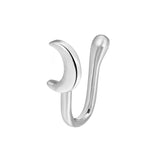 Pince-nez en forme de U en cuivre incrusté de zircon, couleur : G-189 Argent, G-364 Or, G-365 Argent, G-247 Or, G-248 Argent, G-251 Or, G-252 Argent, G-253 Or, G-254 Argent, G-235 Or, G-236 Argent, G-231 Or, G-232 Argent, G-249 Or