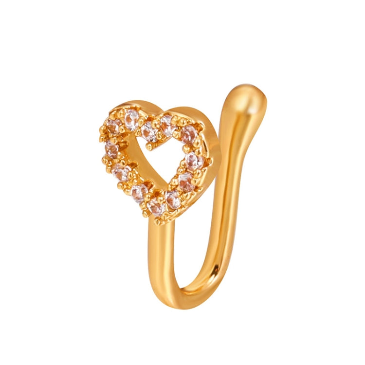 Pince-nez en forme de U en cuivre incrusté de zircon, couleur : G-189 Argent, G-364 Or, G-365 Argent, G-247 Or, G-248 Argent, G-251 Or, G-252 Argent, G-253 Or, G-254 Argent, G-235 Or, G-236 Argent, G-231 Or, G-232 Argent, G-249 Or