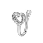 Pince-nez en forme de U en cuivre incrusté de zircon, couleur : G-189 Argent, G-364 Or, G-365 Argent, G-247 Or, G-248 Argent, G-251 Or, G-252 Argent, G-253 Or, G-254 Argent, G-235 Or, G-236 Argent, G-231 Or, G-232 Argent, G-249 Or
