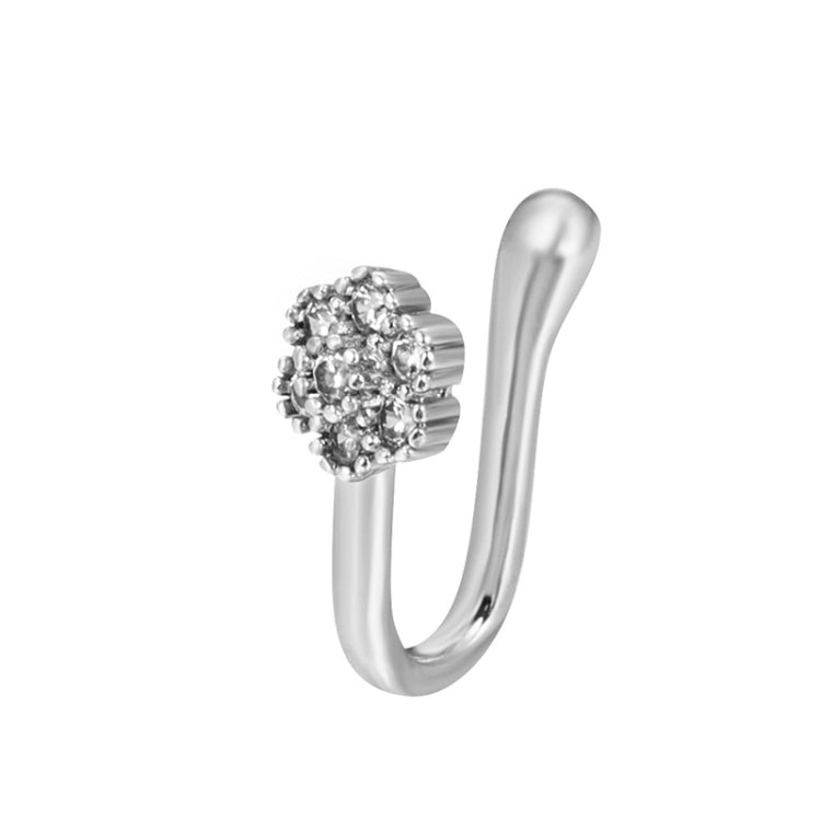 Pince-nez en forme de U en cuivre incrusté de zircon, couleur : G-189 Argent, G-364 Or, G-365 Argent, G-247 Or, G-248 Argent, G-251 Or, G-252 Argent, G-253 Or, G-254 Argent, G-235 Or, G-236 Argent, G-231 Or, G-232 Argent, G-249 Or