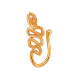Pince-nez en forme de U en cuivre incrusté de zircon, couleur : G-189 Argent, G-364 Or, G-365 Argent, G-247 Or, G-248 Argent, G-251 Or, G-252 Argent, G-253 Or, G-254 Argent, G-235 Or, G-236 Argent, G-231 Or, G-232 Argent, G-249 Or