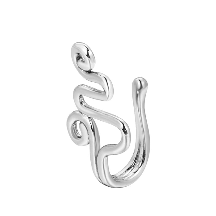 Pince-nez en forme de U en cuivre incrusté de zircon, couleur : G-189 Argent, G-364 Or, G-365 Argent, G-247 Or, G-248 Argent, G-251 Or, G-252 Argent, G-253 Or, G-254 Argent, G-235 Or, G-236 Argent, G-231 Or, G-232 Argent, G-249 Or