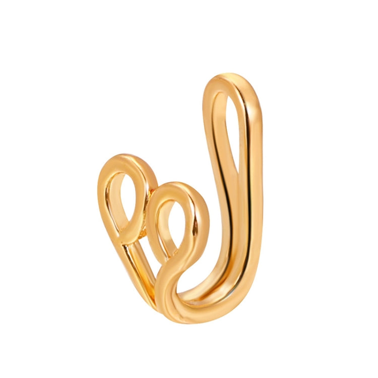 Pince-nez en forme de U en cuivre incrusté de zircon, couleur : G-189 Argent, G-364 Or, G-365 Argent, G-247 Or, G-248 Argent, G-251 Or, G-252 Argent, G-253 Or, G-254 Argent, G-235 Or, G-236 Argent, G-231 Or, G-232 Argent, G-249 Or