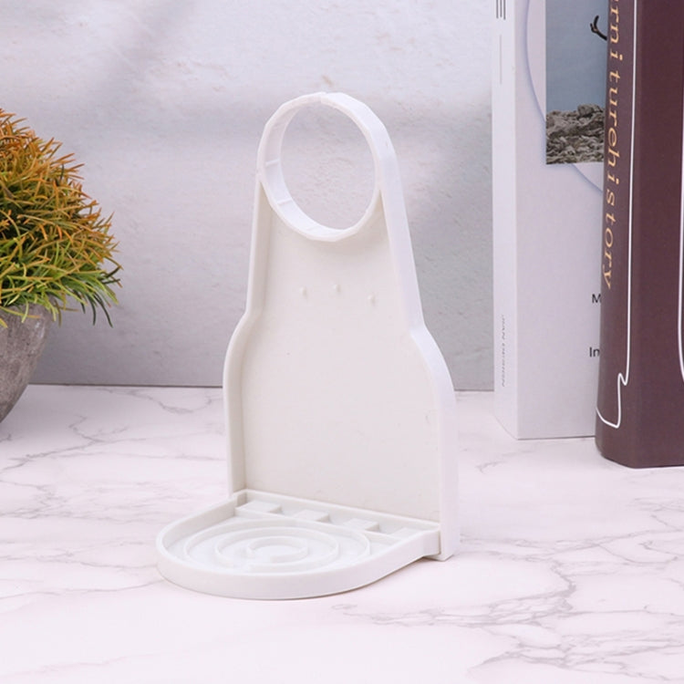 Support de récupération de gouttes de détergent pliable, porte-gobelet pour distributeur de savon, blanc, noir, jaune, rouge