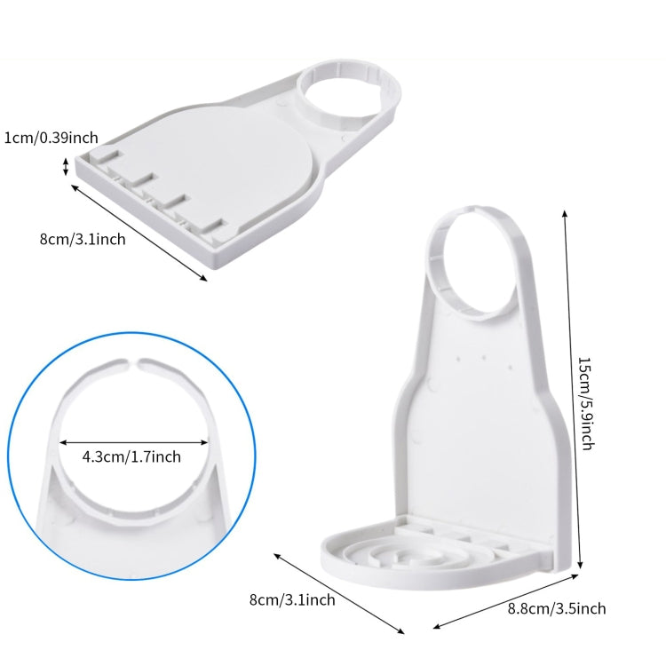 Support de récupération de gouttes de détergent pliable, porte-gobelet pour distributeur de savon, blanc, noir, jaune, rouge
