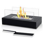 Lampe de cheminée d'extérieur de table à alcool, Chauffage de flamme en métal, Cheminée en métal