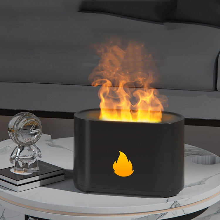 Diffiseur d'arômes à flamme simulée 200 ml Humidificateur et purificateur d'air à ultrasons