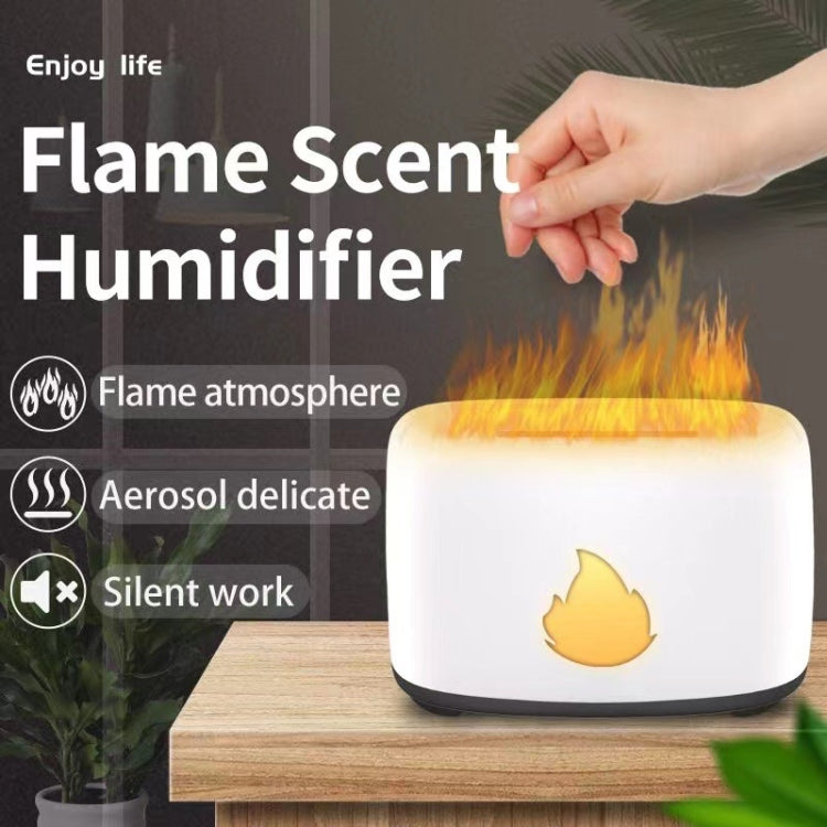 Diffiseur d'arômes à flamme simulée 200 ml Humidificateur et purificateur d'air à ultrasons